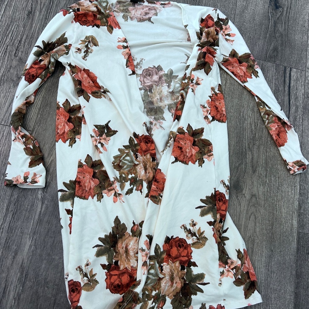 Floral cardigan